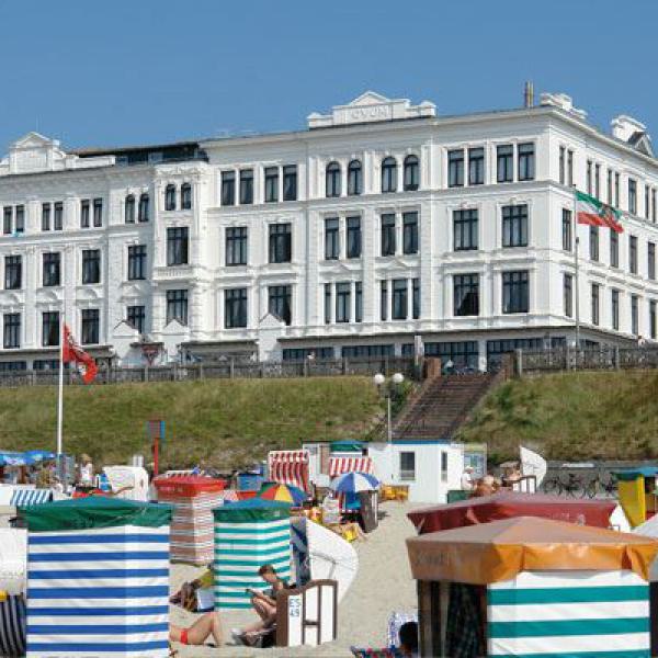 hotel, strand, usedom, haus victoria, strandkörbe, ostsee, urlaub